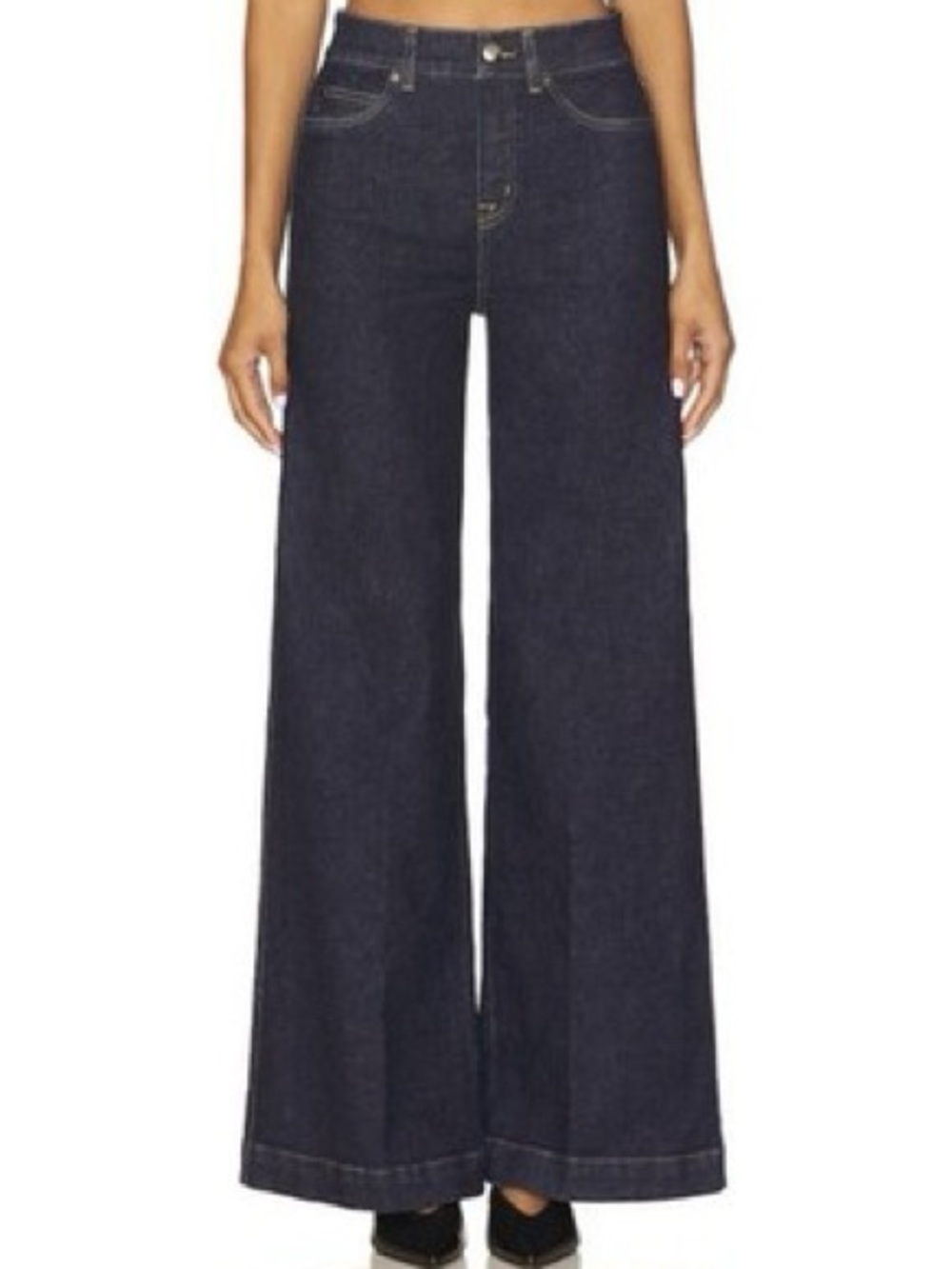 Spanx 20547 Wide Leg Jeans: size small